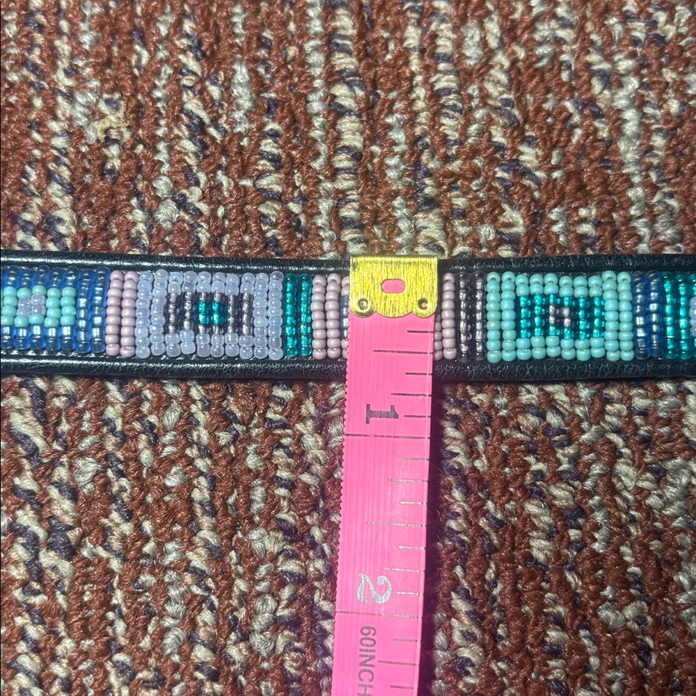 Brighton belt beaded colorful western inspired girlie cute belt 32 vintage style - Picture 5 of 10